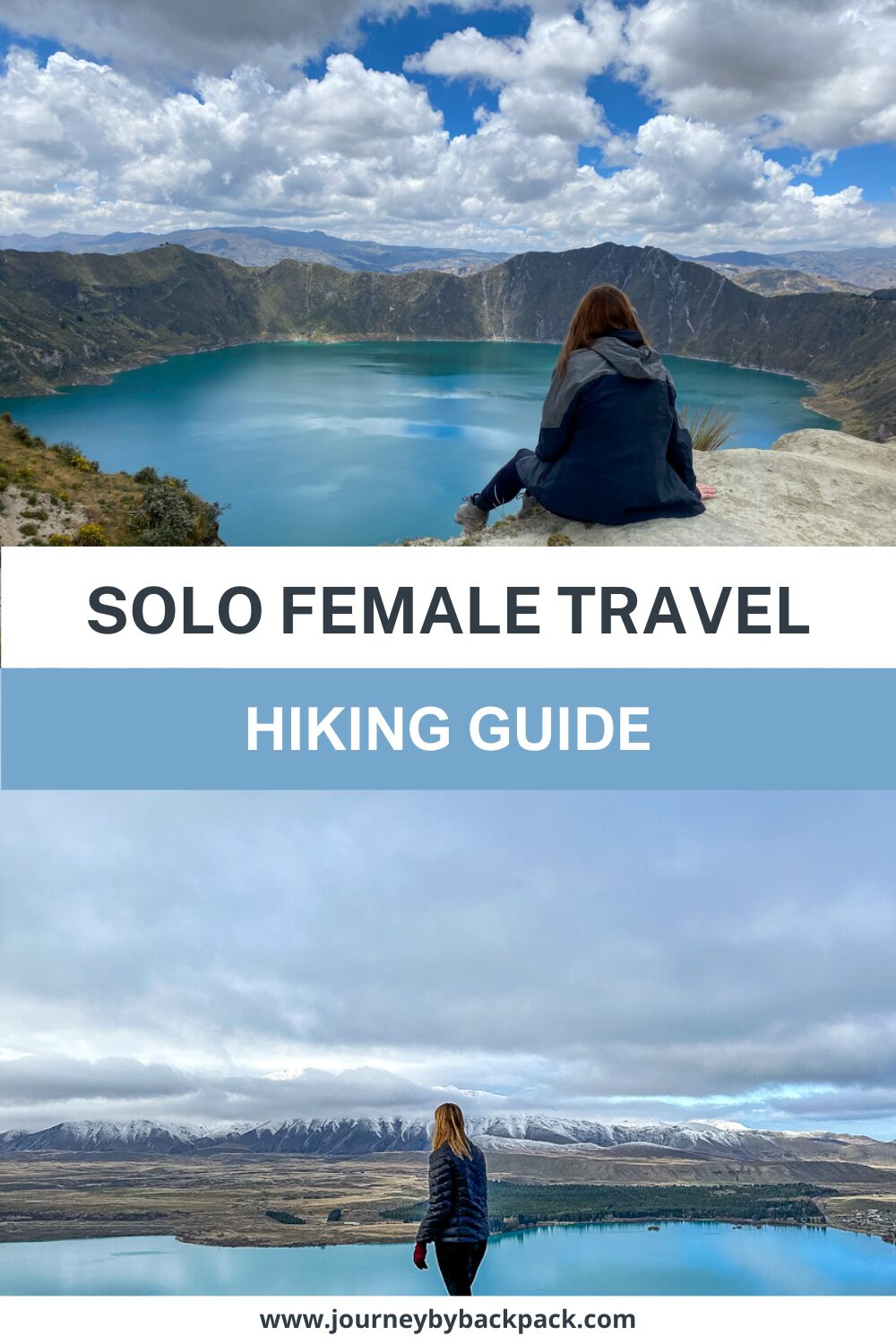 Solo female travel hiking guide (Pinterest)