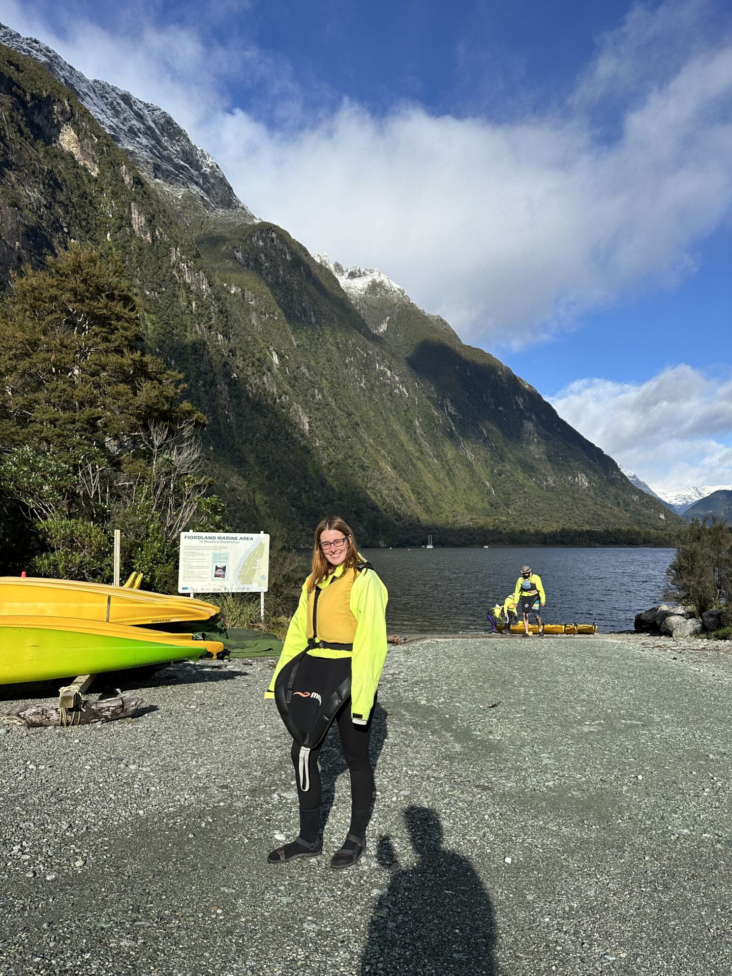 Kayaking Outfit in Milford Sound