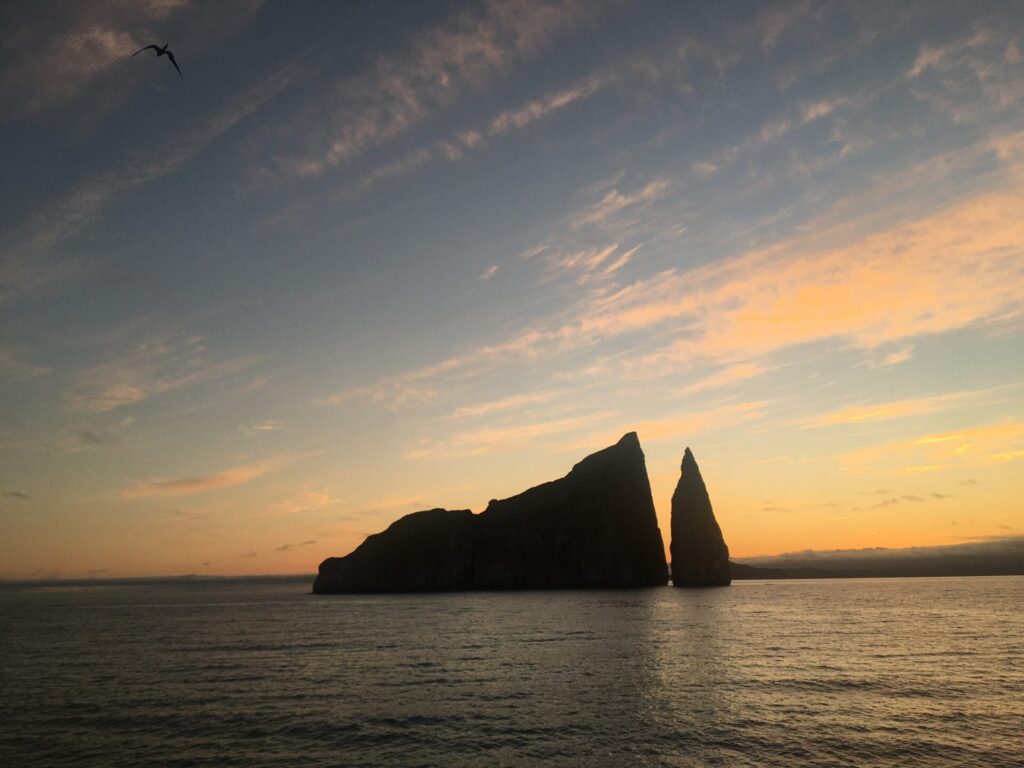 Sunrise at Kicker Rock