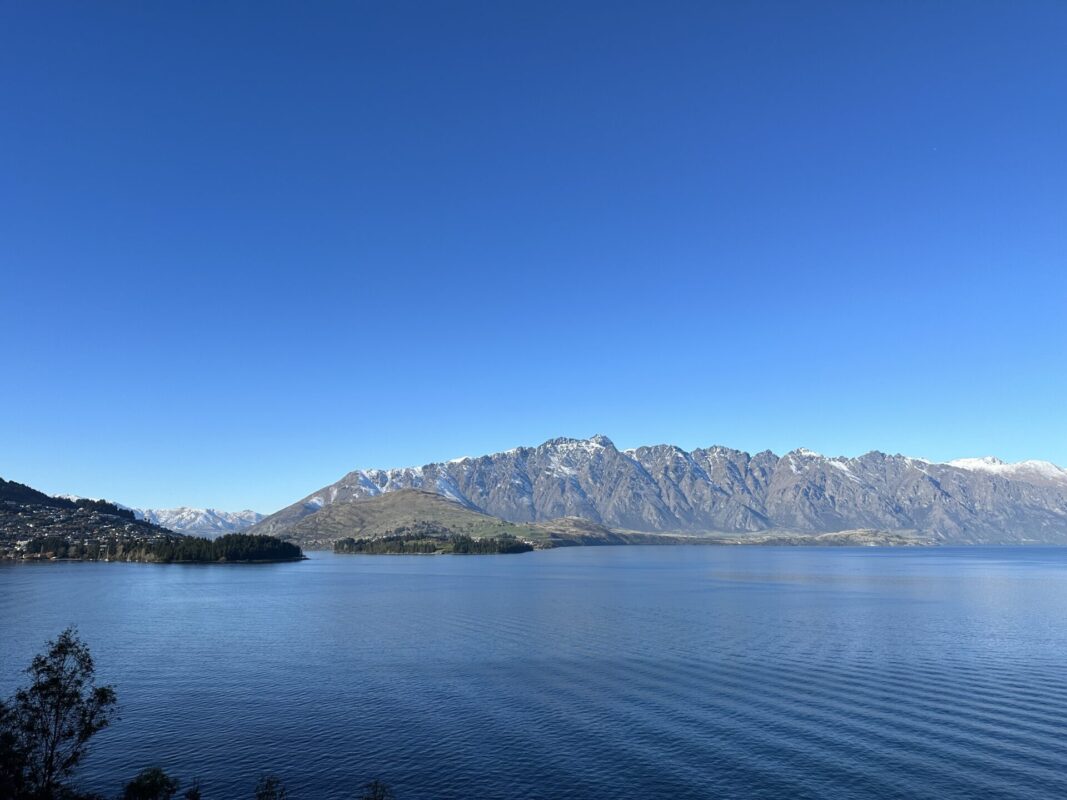 Sunshine Bay on Queenstown to Glenorchy road trip