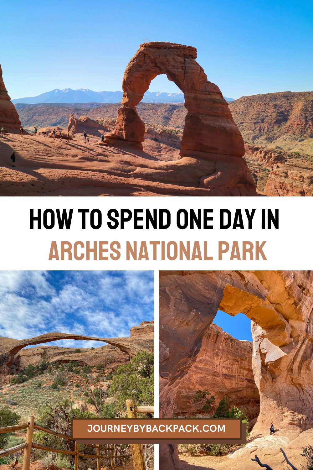 One Day in Arches National Park: The Perfect Itinerary 2 How to spend one day in Arches - Pinterest