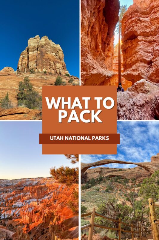 Utah: what to pack