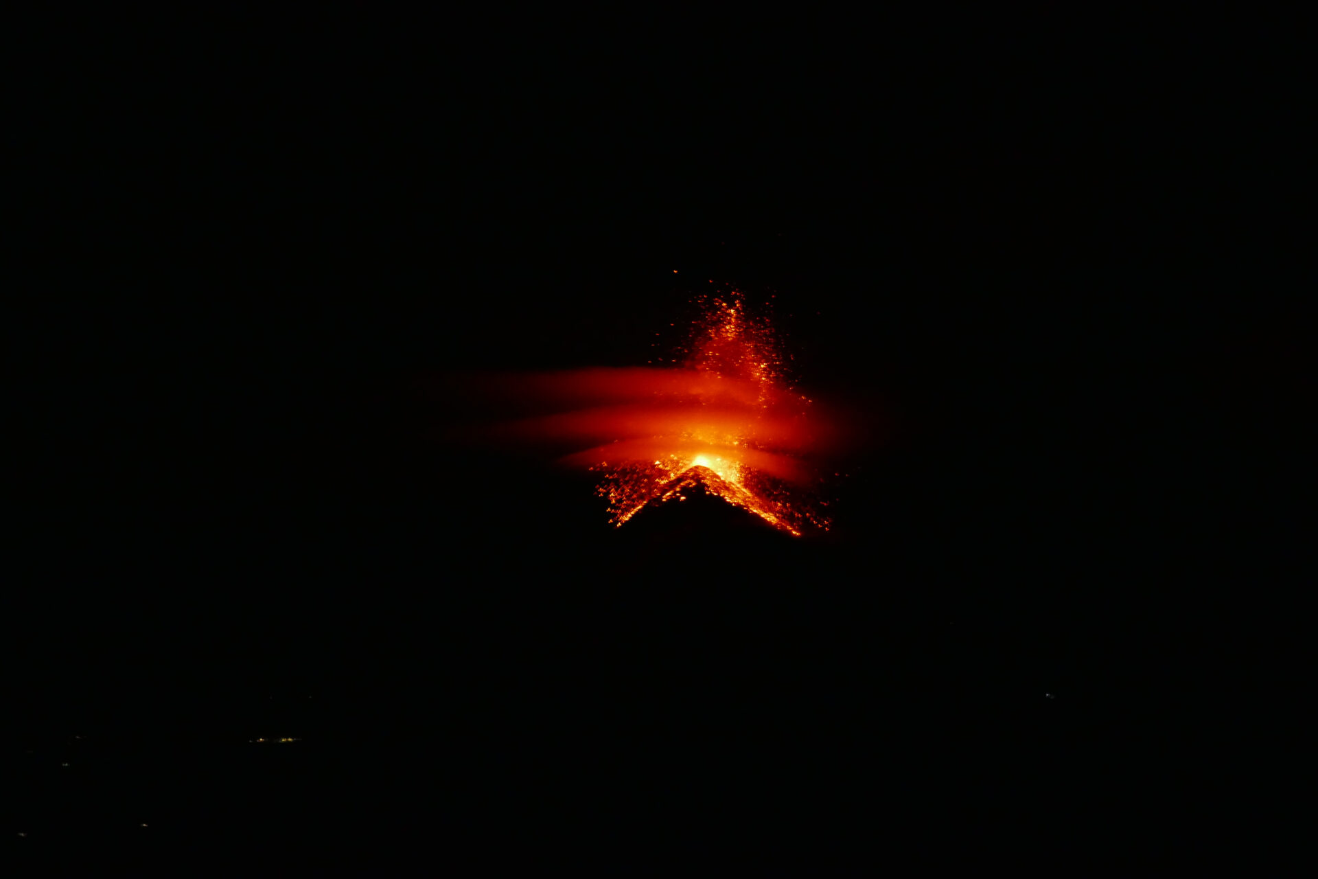 Volcano eruption in Guatemala