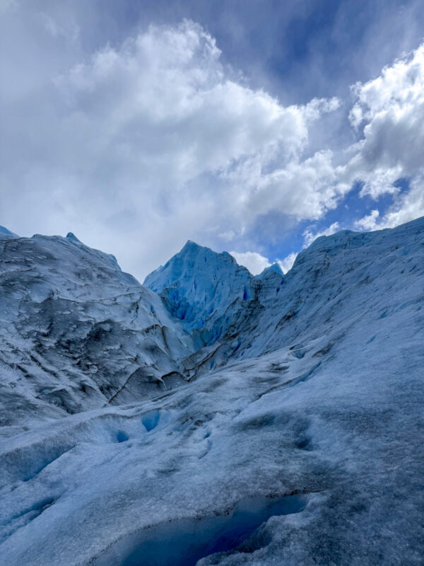 Ice formations during the Perito Moreno minitrekking