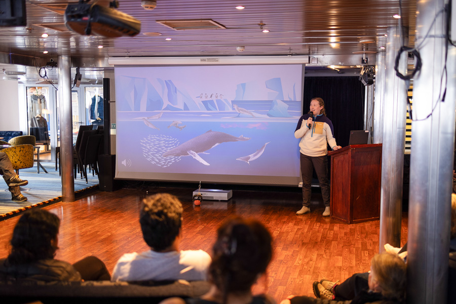 Lectures on board the Ocean Endeavour