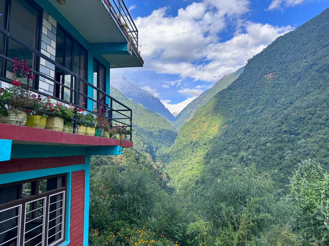 Views from a tea house in Nepal
