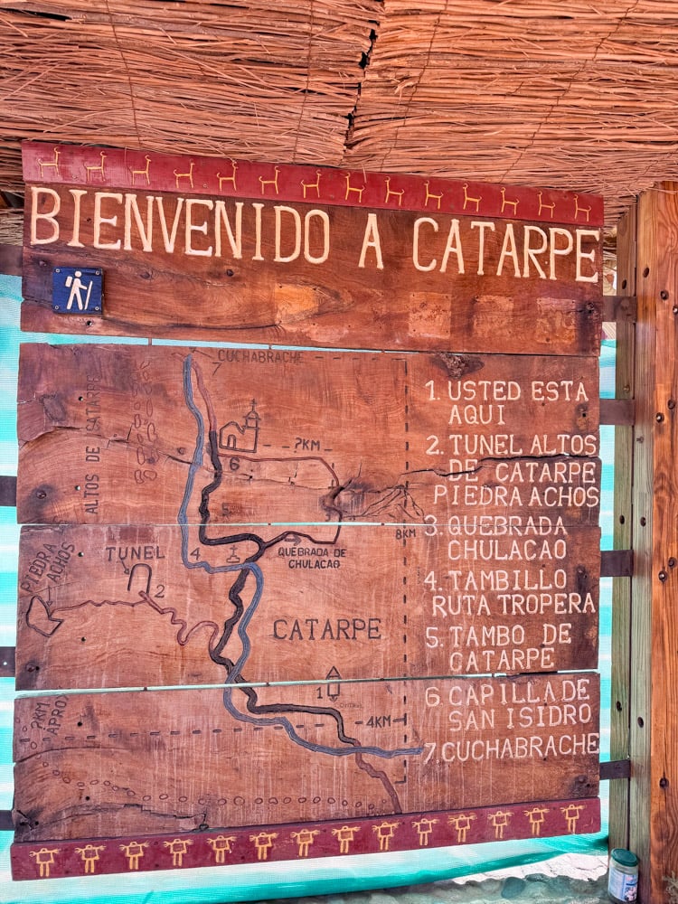 Cycling to The Devil's Throat in the Atacama Desert (2025) 5 Map of The Devil's Throat area