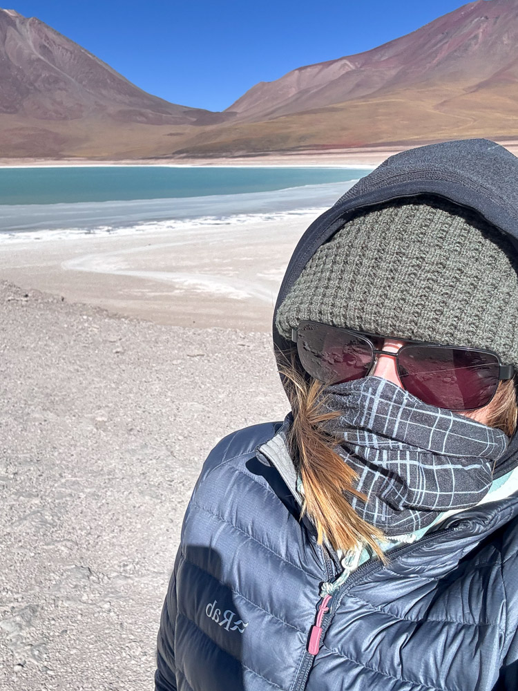 You will need lots of layers if visiting the salt flats in the winter