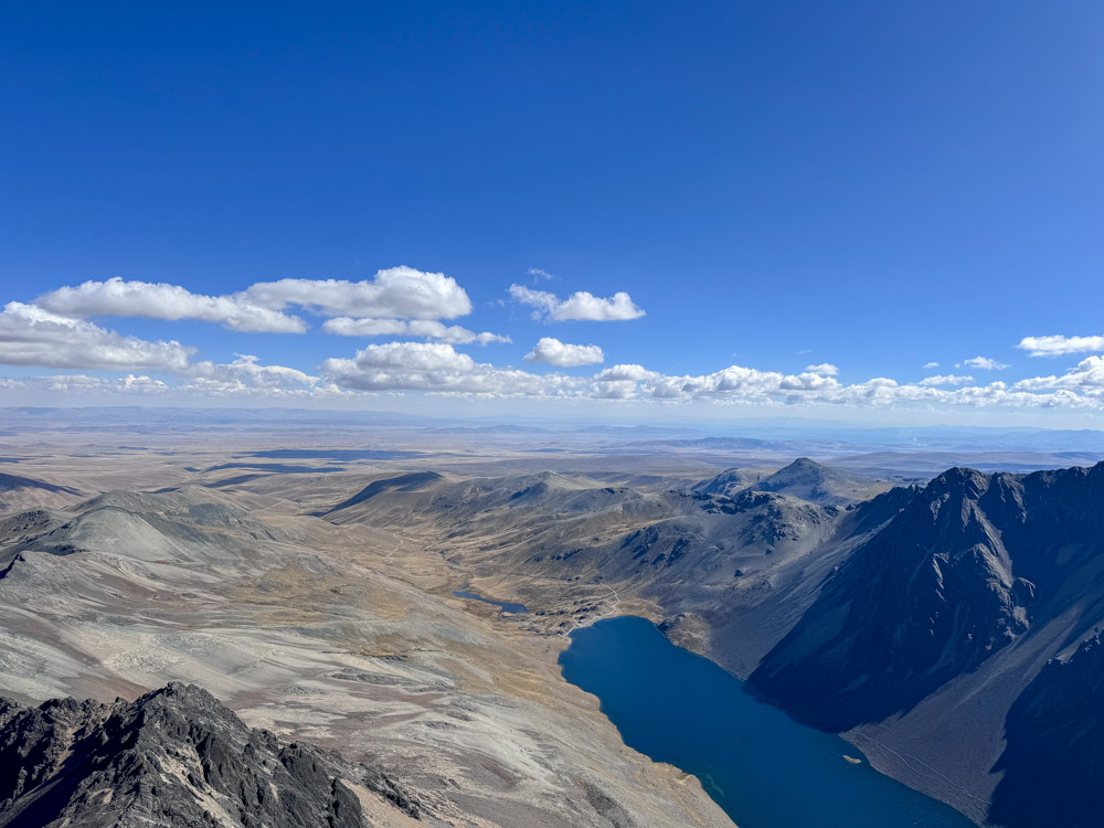 Incredible views from the top of Pico Austria, an amazing day hike from La Paz