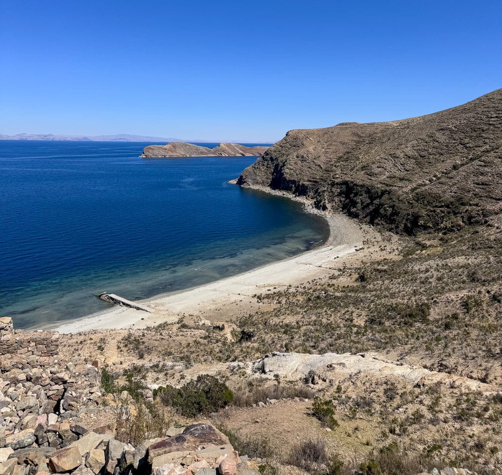 The beautiful Isla del Sol is a great place to visit Bolivia 