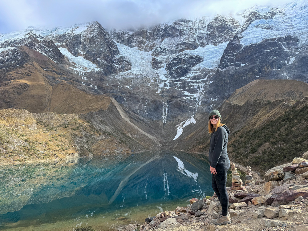 Humantay Lagoon is part of the Salkantay Trek