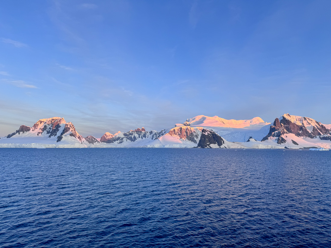 Sunset in Antarctica