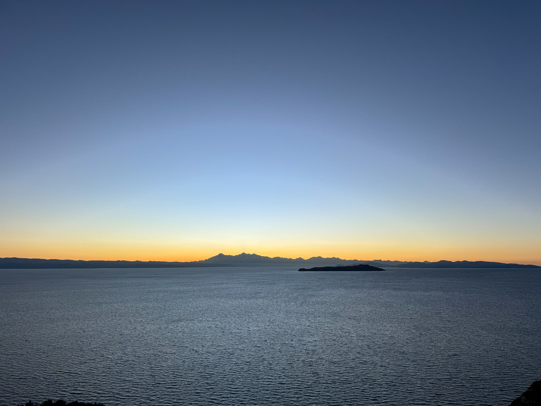 Sunrise on Isla del Sol