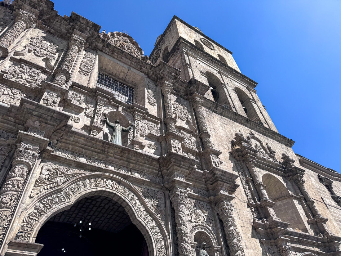 The San Francisco Church has great detail in the stone