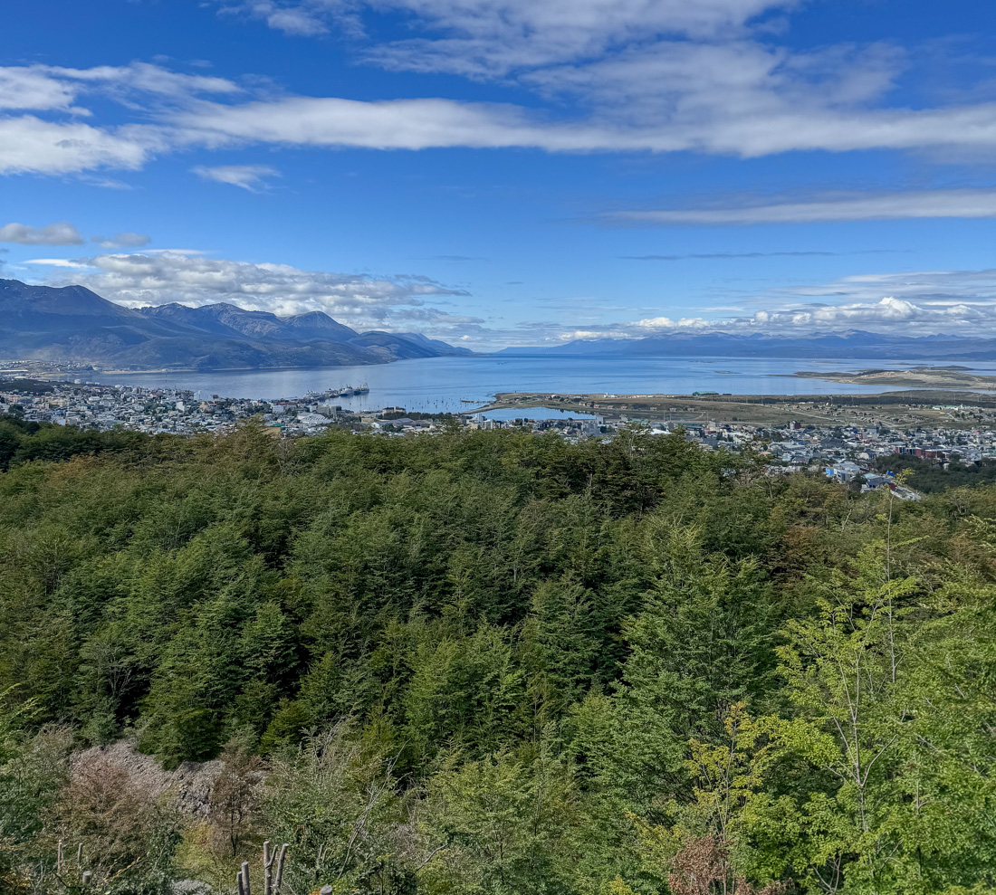 Views of Ushuaia and the Beagle channel