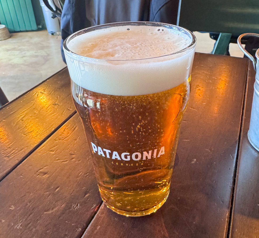 A patagonia beer in Ushuaia