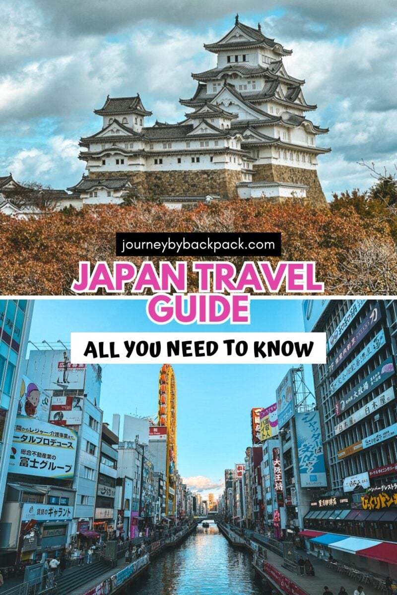 Pinterest pin for my Japan Travel Guide