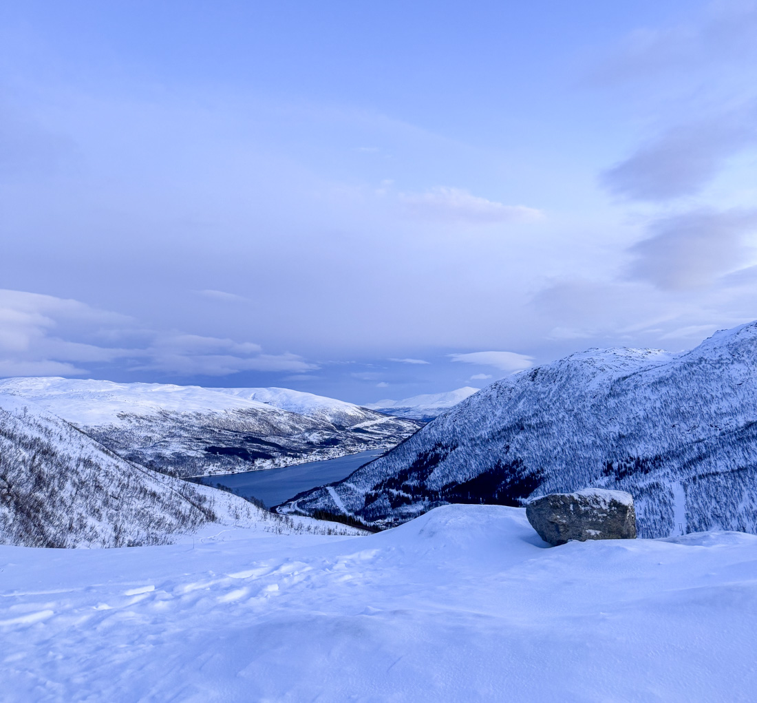 To see the best of Tromso's surrounding nature in winter, consider a snowshoe tour from Tromso.