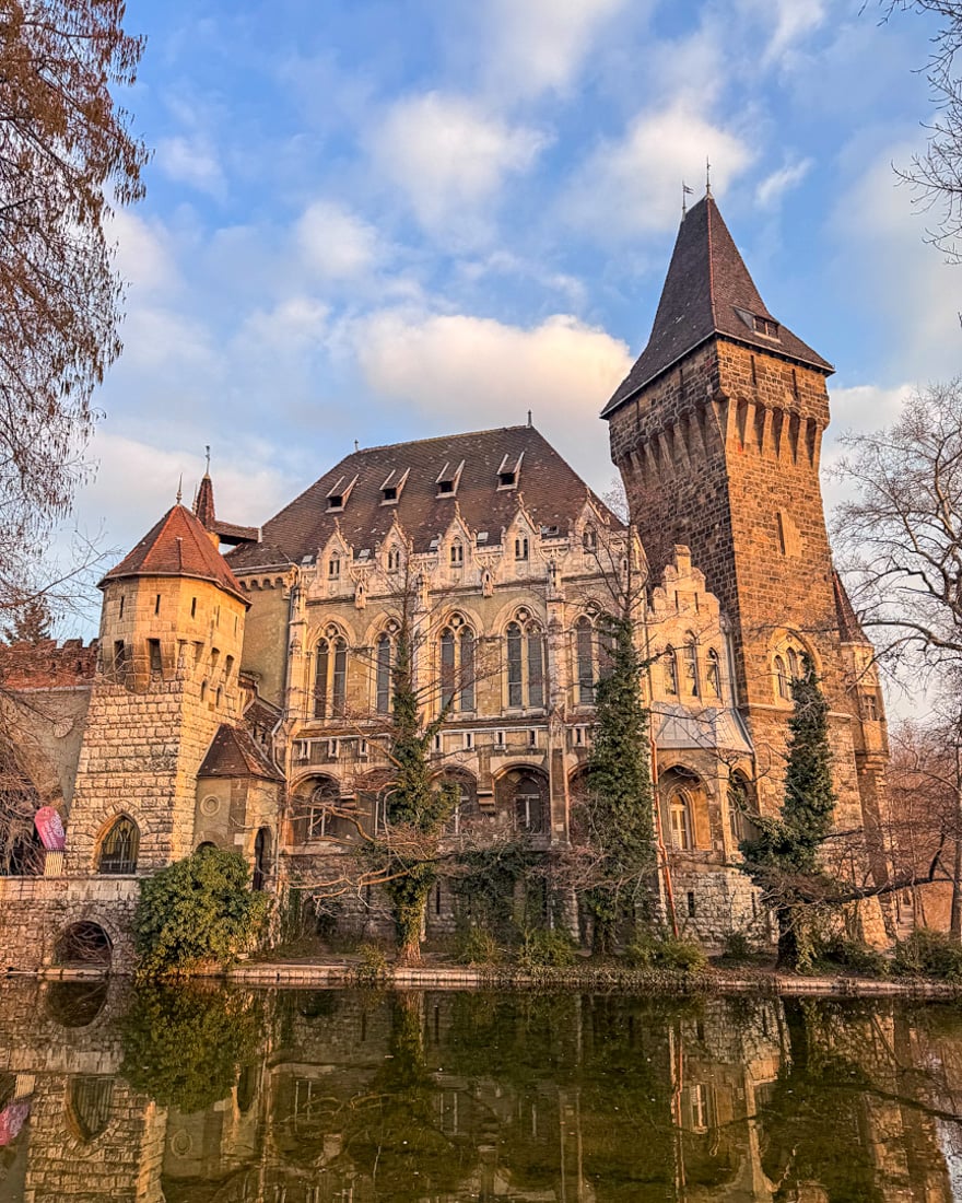 How to Spend Two Days in Budapest: Itinerary & Things to Do 13 Vajdahunyad Castle is especially beautiful at sunset, and a must include on your Budapest itinerary