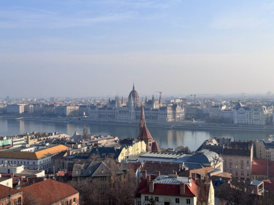 Views of Budapest from Fisherman's Bastion