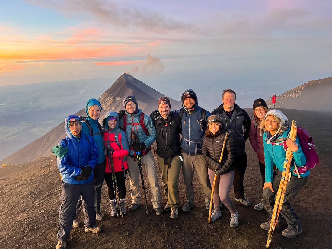 Acatenango Volcano Hike in Guatemala: Helpful Things to Know 10 My group for the Acatenango volcano hike