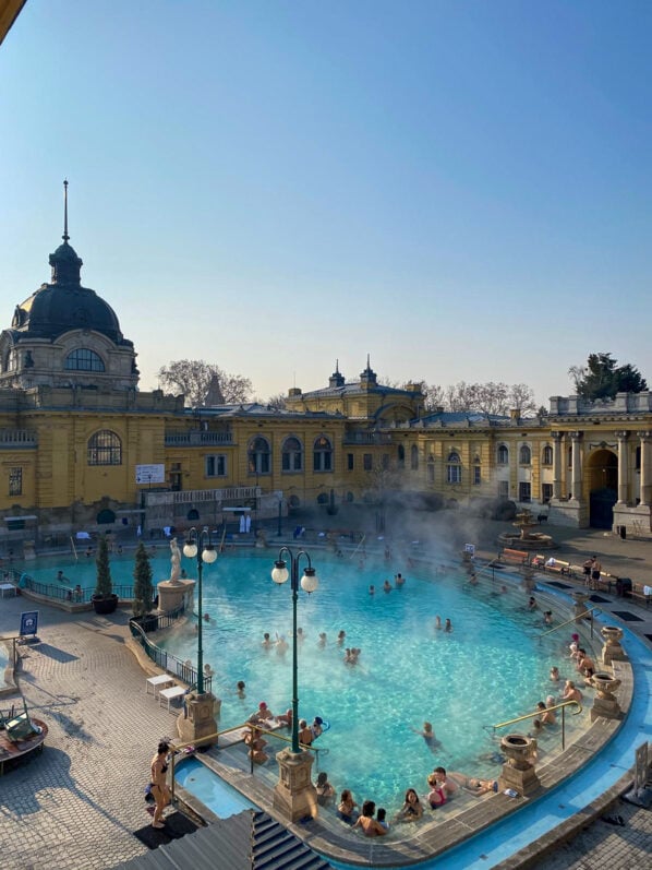 How to Spend Two Days in Budapest: Itinerary & Things to Do 15 Széchenyi Thermal Bath is one of the best places to visit in Budapest