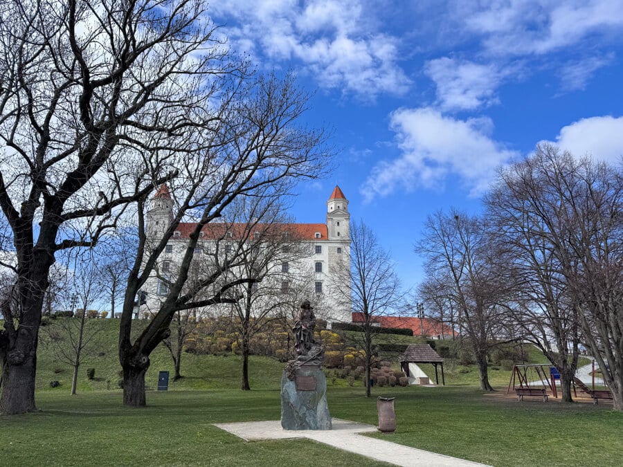 Visiting Bratislava Castle is a great way to begin your one day in Bratislava itinerary