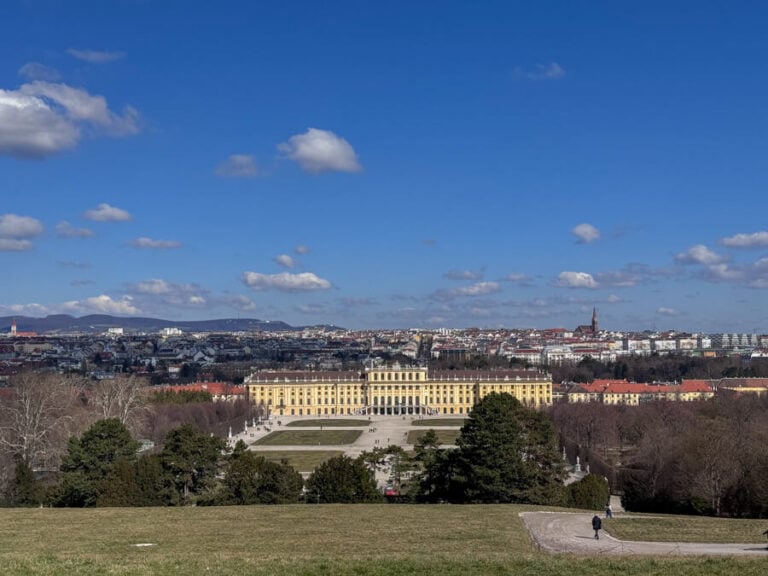 The views of Vienna from Schönbrunn Palace