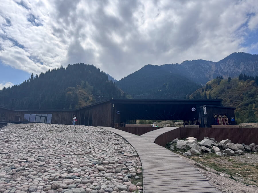 Big Almaty Lake Hike: All You Need to Know (2025 Guide) 3 The Big Almaty Lake has toilets and a cafe