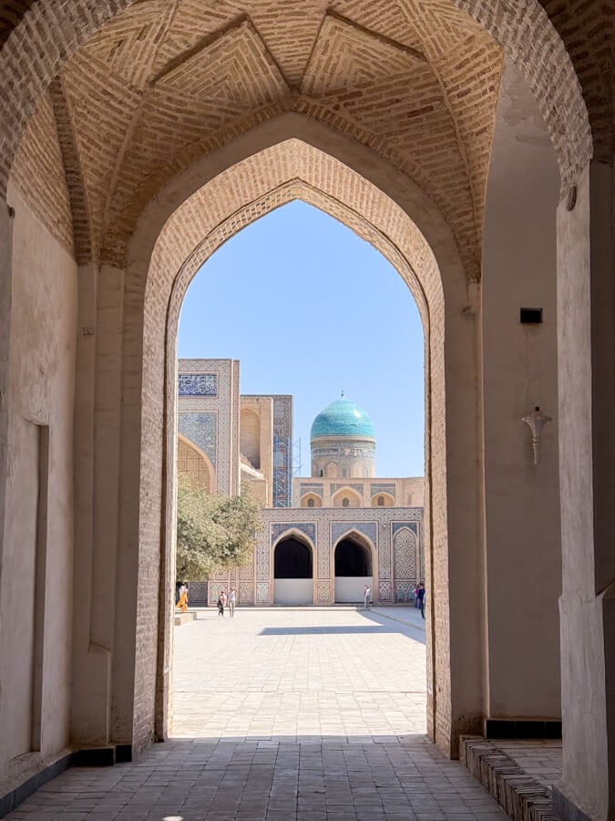 Is Uzbekistan Safe? Solo Female Travel Guide and Tips 8 Inside the Kalan Mosque