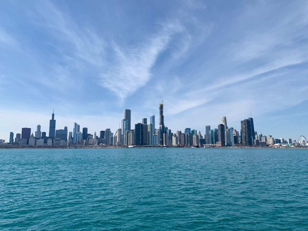 The skyline of Chicago