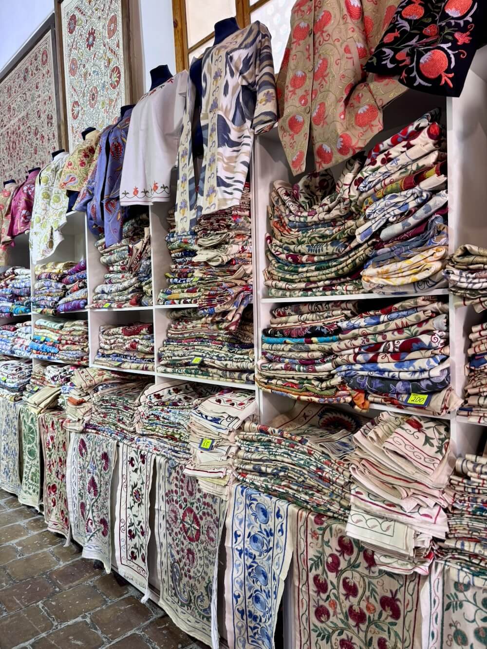 Bukhara is home to many textile markets