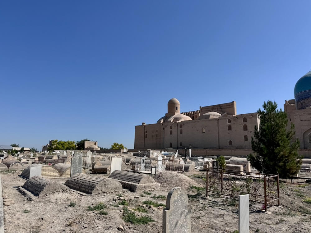 The Chor-Bakr Necropolis is a 5km drive from the centre of Bukhara