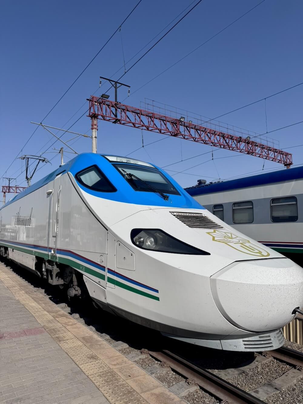 The trains in Uzbekistan are very efficient and easy to use