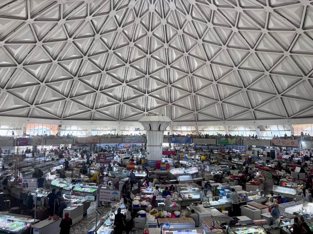 The Chorsu Bazaar is one of the best places to visit in TAshkent